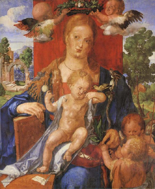 Albrecht Durer The Madonna with the Siskin France oil painting art
